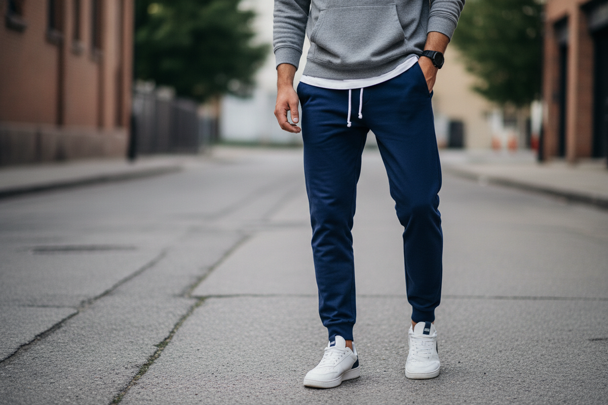Navy Blue Street Joggers