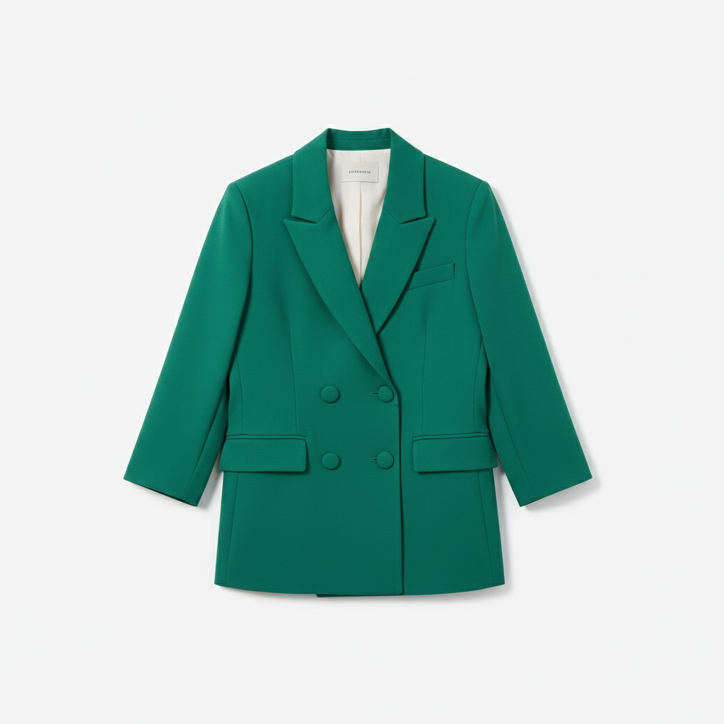 Green Blazer Front View