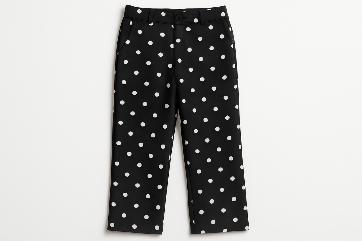 Polka Dot Blazer & Trousers Set