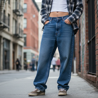 Blue Baggy Jeans