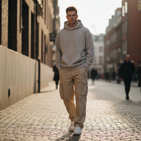 Sand Beige Cargo Pants