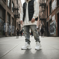 White Chunky Sneakers