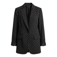 Polka Dot Blazer & Trousers Set