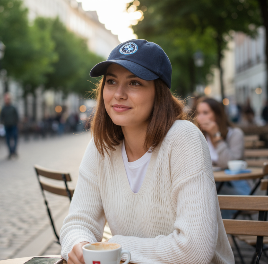 Navy Blue Streetwear Cap